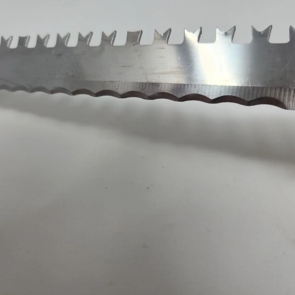 Vintage Quikut "Quikkle" Stainess Serrated Bread and Carving Knife Made in USA - Picture 13 of 16